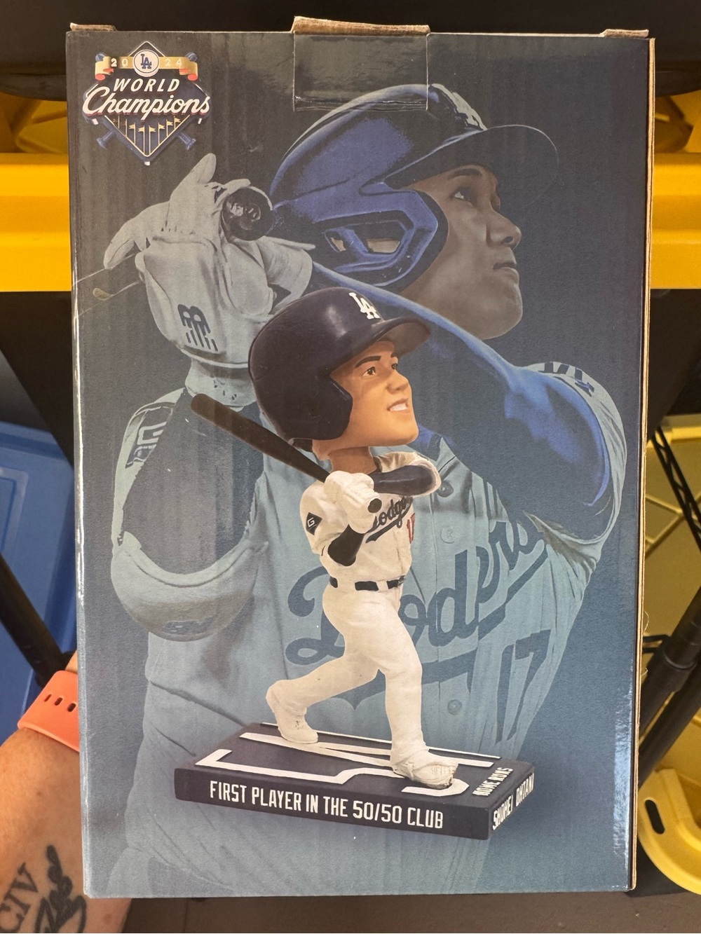 MLB Los Angeles Dodgers Shohei Ohtani SGA Bobblehead 50/50 Club #2  of Set New